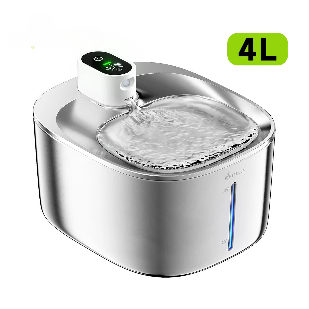 SipSmart™ Stainless Steel Wireless Pet Water Fountain